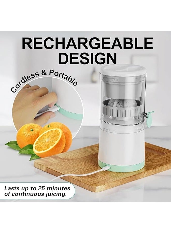 Electric Citrus Juicer,Orange Juice Squeezer with Powerful Motor and USB Charging Cable, Juicer Extractor,Lime Juicer, Suitable for Orange, Citrus,Apple, Grapefruit and Pear  - Image 4