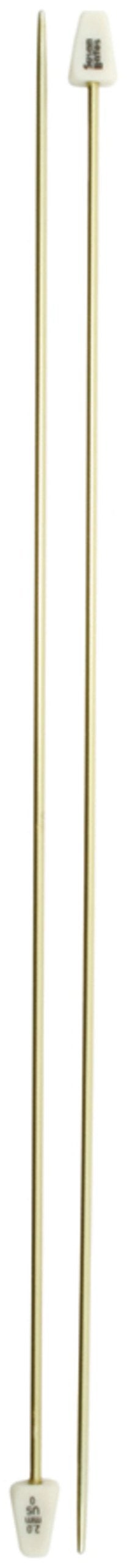 Susan Bates 11110-0 10-Inch Silvalume Single Point Knitting Needle, 2mm, Light Yellow - Image 5