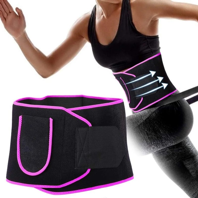Bluejw Waist Trimmer Belt for Women Men - Weight Loss Wrap, Belly Fat Burner, Slimming Fitness & Low Back Support Waist Trainer - Image 5