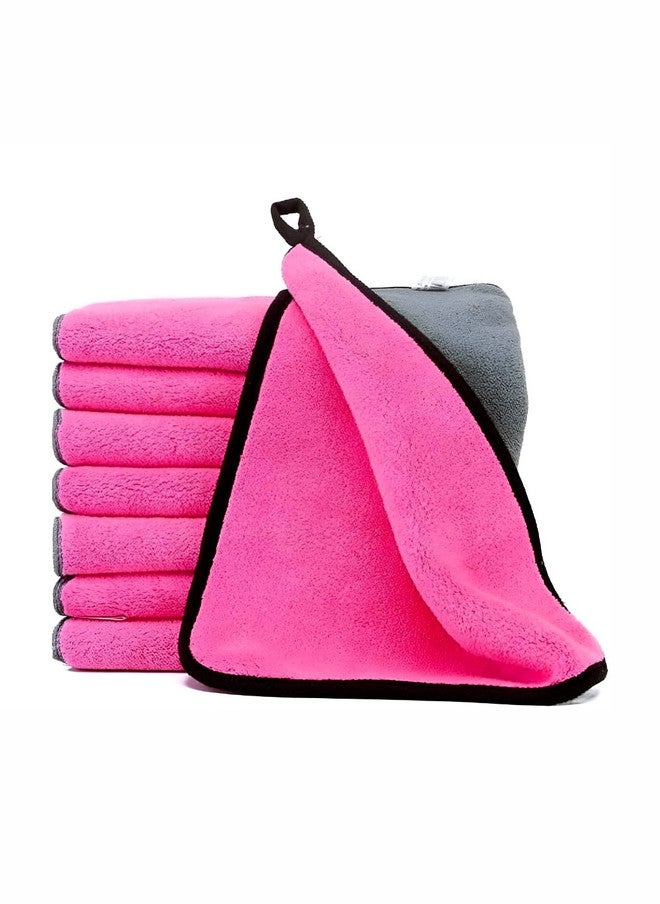 Fezora Pink & Black 3 Pieces Microfiber Cleaning Cloths - Image 5