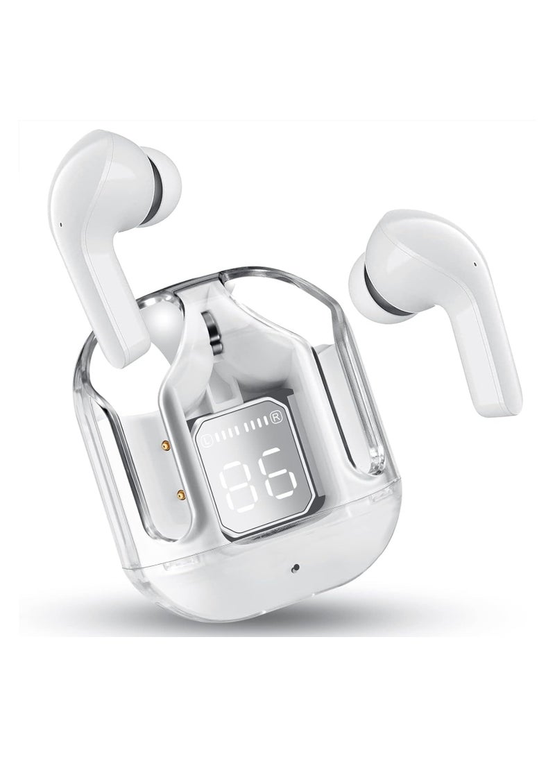 PAST WORLD Wireless headphones noise reduction digital display past world - Image 2