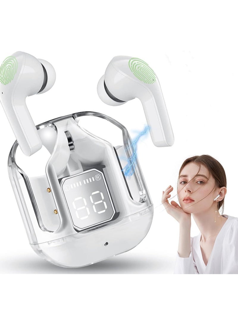 PAST WORLD Wireless headphones noise reduction digital display past world - Image 4