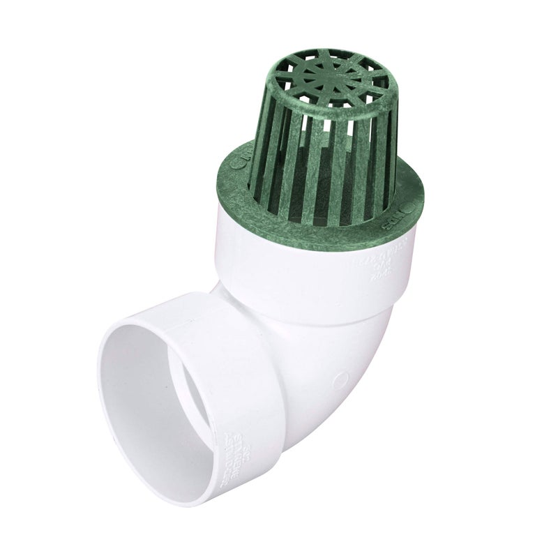 NDS شبكة أتروم NDS 70* 3 بوصة، تتصل بأنابيب ومرفقات تصريف 3 بوصة، للحدائق الصغيرة، المناظر الطبيعية والأفنية، بلاستيك، أخضر - Image 4