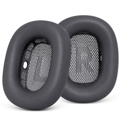 GEVO Upgraded Ear Cushions Replacement Earpads for Apple AirPods Max Headphones, Protein Leather Ear Pads Cover with Memory Foam and Magnet for AirPods Max (Space Gray) - Image 1