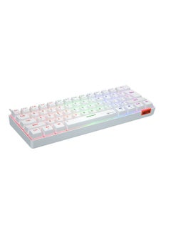 Meetion MT-MK005 60% Gaming Keyboard 12 Multimedia Shortcuts Keys With True Mechanical Fixed Shaft LED Backlight Brightness Adjustable Wired Anti-Ghosting Mechanical Keyboard For Windows And Mac White  - Image 2