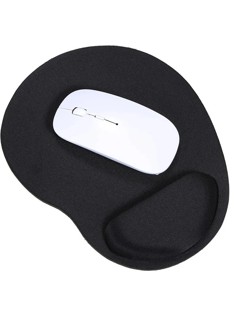 Forzacase Non-Slip Silicone Based Mat Wrist Support Mouse Pad 20X24CM Black - FC471