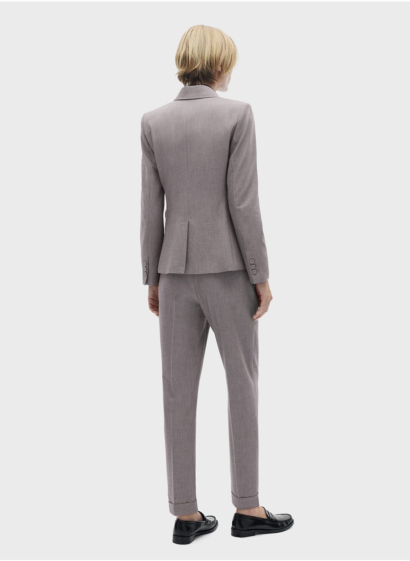 MANGO Straight Suit Trousers  - Image 2