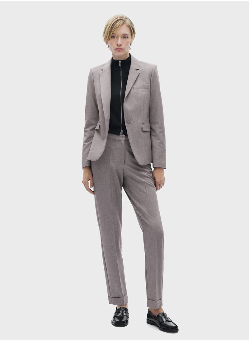 MANGO Straight Suit Trousers  - Image 4