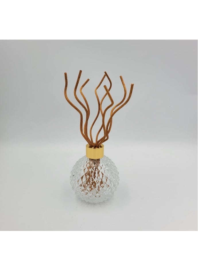 الواحة-TH أعواد موزعة للروائح العطرية من الخيزران المموج، 11 بوصة، 50 قطعة، عبوة بديلة من أعواد موزع الروائح العطرية المتطايرة، أعواد بديلة لمساحتك الخاصة (50 قطعة، بني فاتح) - Image 4