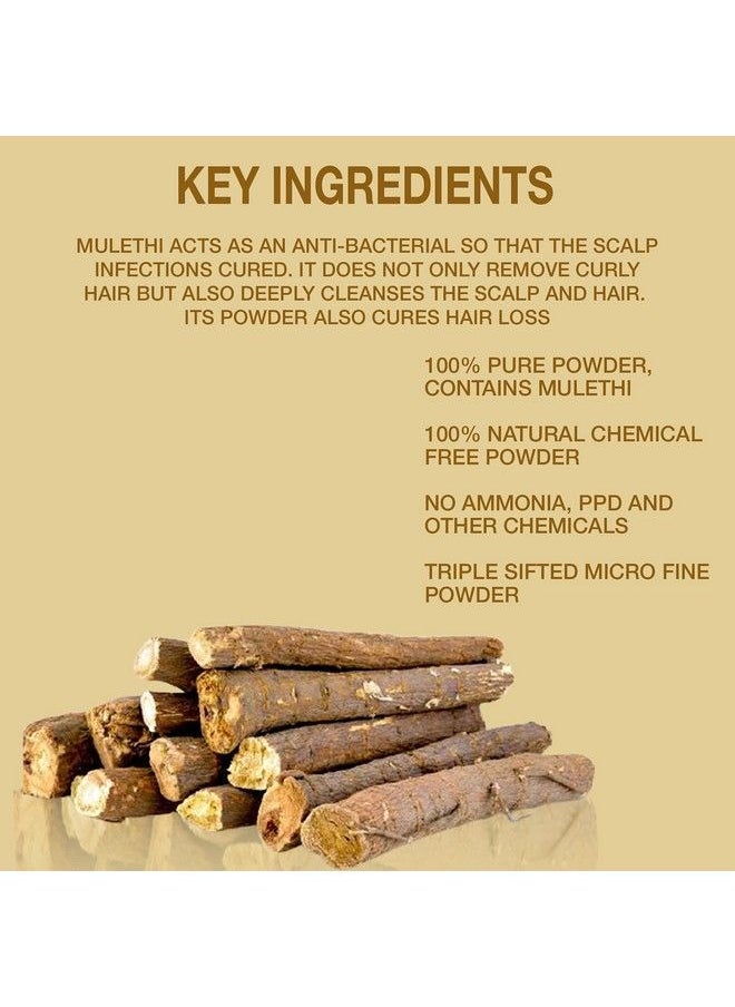 Pure Herbology - Pure & Natural Mulethi Powder For Body Skin And Hair Licorice Powder 200Gm - Image 1