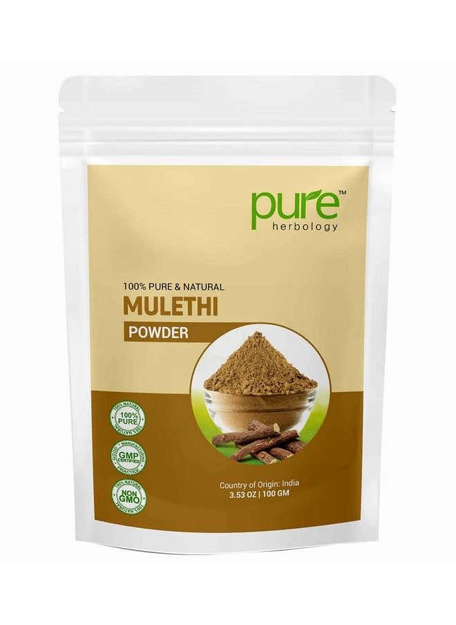 Pure Herbology - Pure & Natural Mulethi Powder For Body Skin And Hair Licorice Powder 200Gm - Image 1