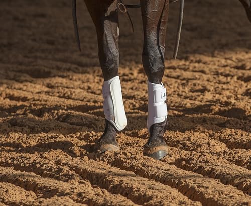 Classic Equine AirWave Classic Splint Boots, Front (White, Medium) - Image 3