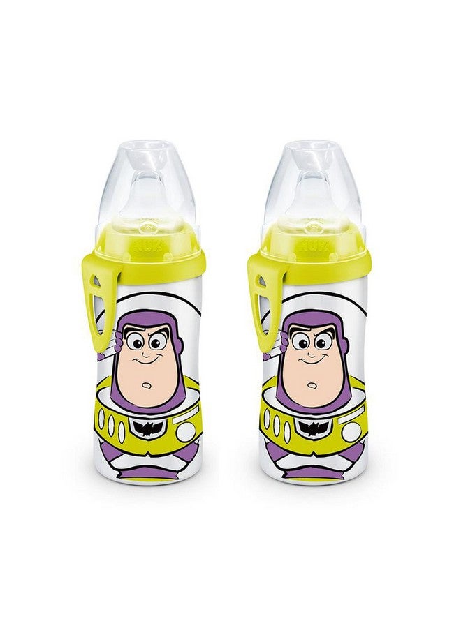 NUK Buzz Lightyear Active Cup, 10 Oz, 2-Pack - BPA Free, Spill Proof Sippy Cup - Image 1
