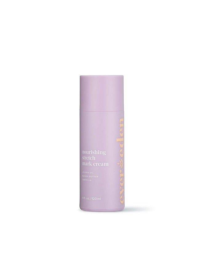 Evereden Evereden Nourishing Stretch Mark Cream (4 fl.oz): Clean & Vegan Stretch Mark Cream for Pregnancy and Postpartum | Pregnancy Stretch Mark Prevention | Rich in Vitamins & Minerals  - Image 1