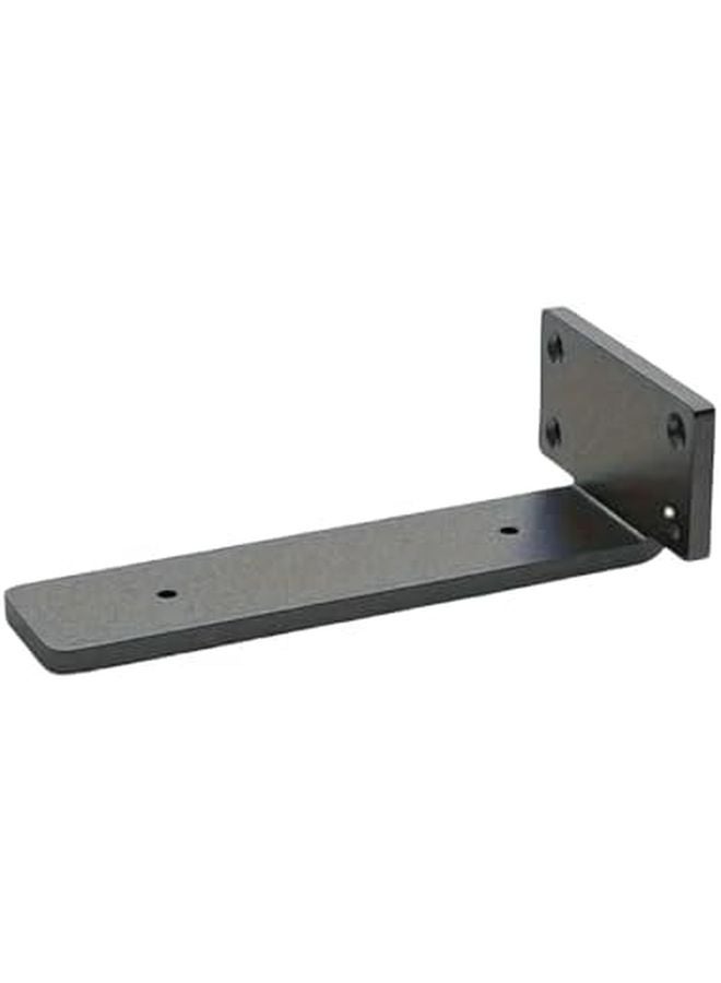 Heavy Duty Floating Shelf 2PCS Black Metal Wall Mount Brackets 200mm Cast Iron Support - Image 1