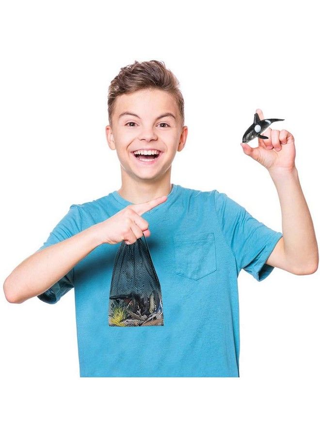 ArtCreativity Dolphins & Whales In Mesh Bag, Pack Of 12 Sea Creature Figurines In Assorted Designs, Bath Water Toys For Kids, Ocean Life Party Décor, Party Favors For Boys And Girls - Image 5