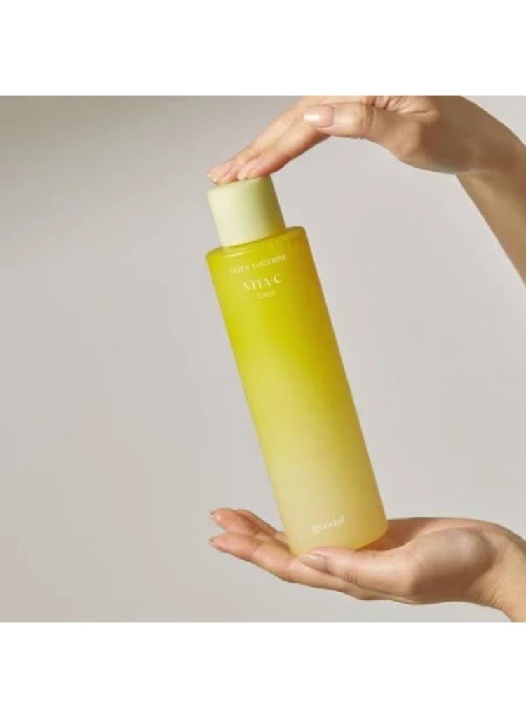 حل البقع الداكنة وبشرة الزجاج – تونر فيتامين C من اليوسفي الأخضر من Goodal - Image 3