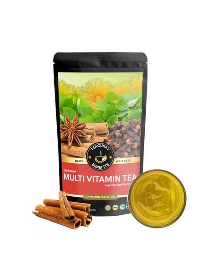 TEACURRY Multivitamin Tea (100 Gram Loose, 1 Month Pack) - Essential Minerals & Vitamins For Daily Energy & Stamina | Plant Only Multivitamin Tea For Men & Women And Kids - Image 1