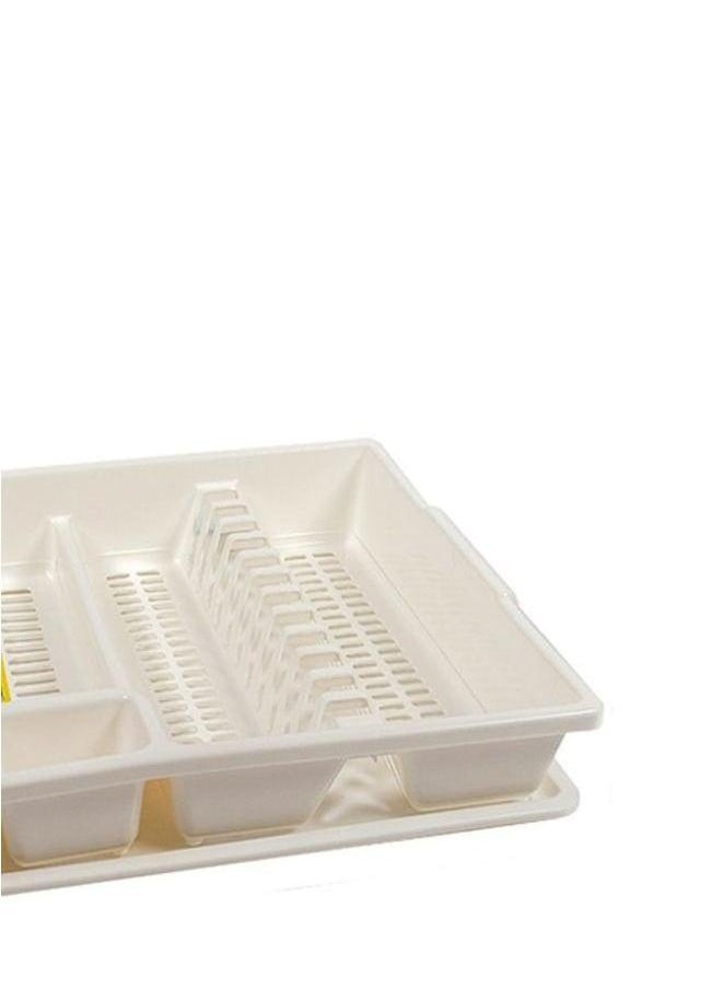 HOMESTAR Dish Drainer With Tray White  - Image 3
