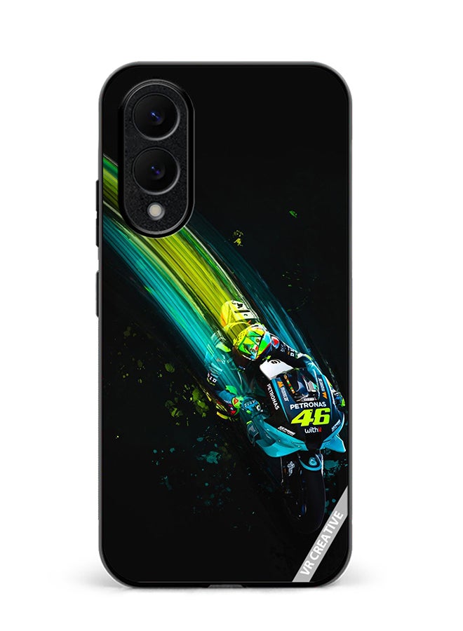 VR CREATIVE Protective Case Cover For Samsung Galaxy S25 Edge Bike Design Multicolour