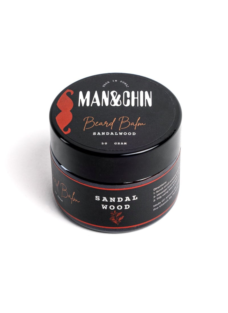 MAN&CHIN Beard Balm - Sandalwood Secret  - Image 1