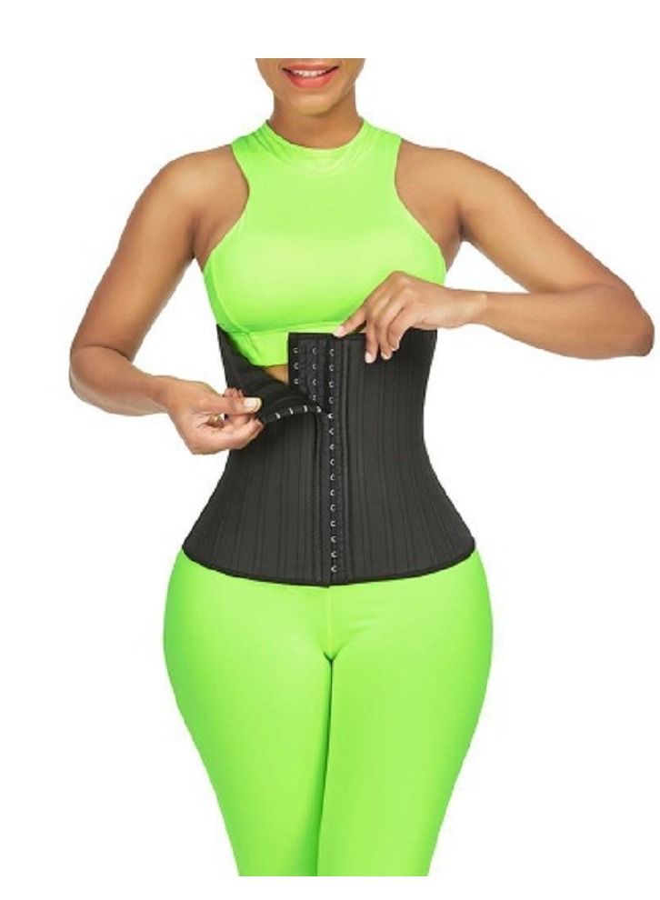 Dee trimmer Classic 29 Steel Firm Waist Trainer | Slimming Trimmer Belt for Stomach | Sweat Wrap with Back Lumbar Support | Tummy Shaper and Belly Body Wrap - Image 1