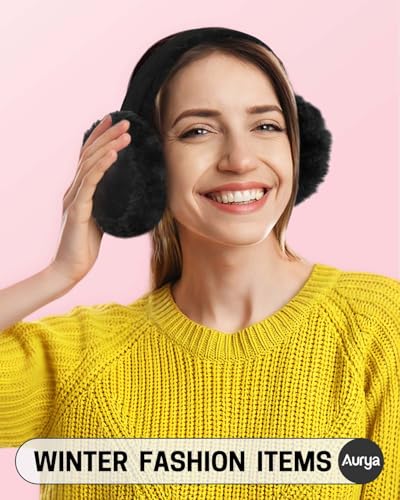Aurya Ear Muffs - Classic Unisex Ear Warmer Winter Outdoor Earmuffs for Women - Image 2