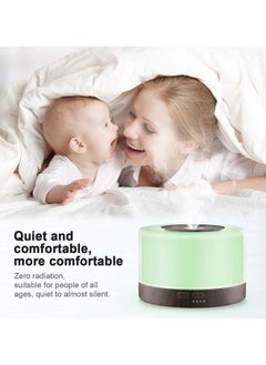 Arabest 500ml Ultrasonic Air Humidifier, Essential Oil Diffuser, 7-color LED Light with Remote Control, Timing Setting, Suitable for Home/Office/Study  - Image 3
