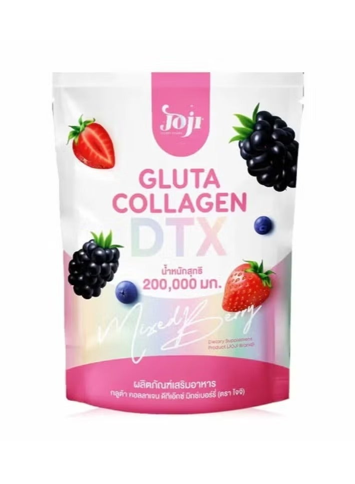 Joji Gluta Collagen DTX Mixed Berry with L-Glutathione & Natural Extracts – 200,000mg Total – 10 Sachets - Image 1