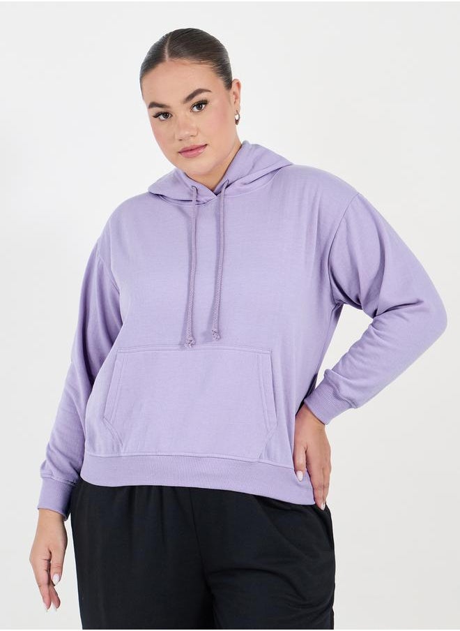 Styli - Plus Size Regular Fit Regular Length Plain Hoodie - Image 1