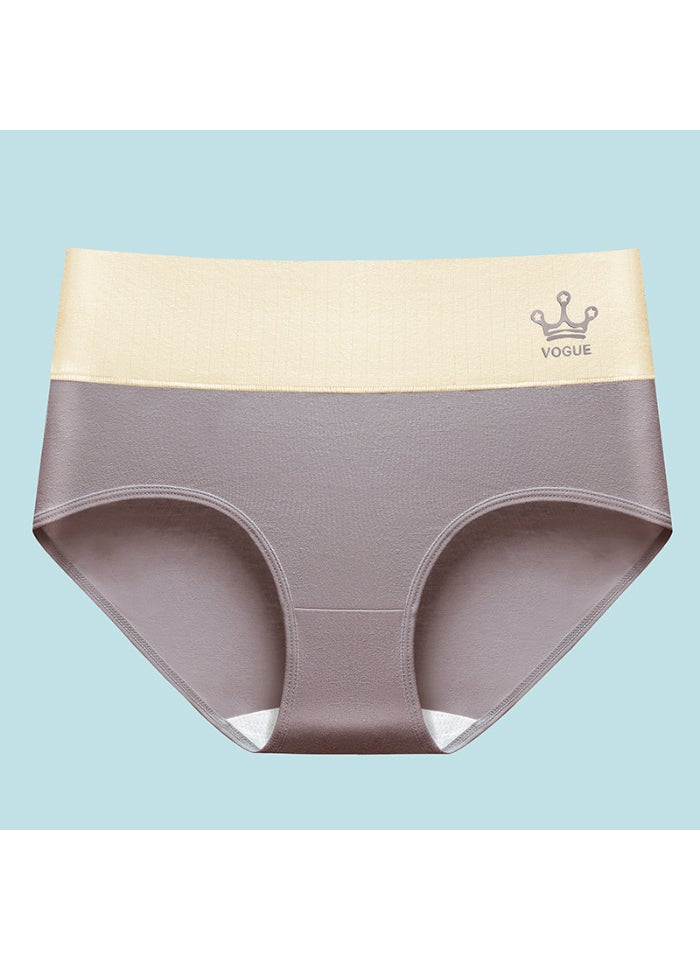 Generic - Japanese Style Plus Size Soft Breathable Seamless Mid Waist Cotton Underpants Womens Comfortable Triangle Panties Lifting Up blue - Image 1