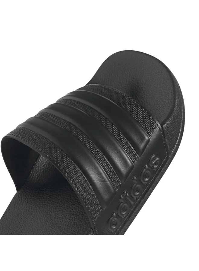 adidas أديليت شاور سلايدز رياضية سوداء للجنسين 4