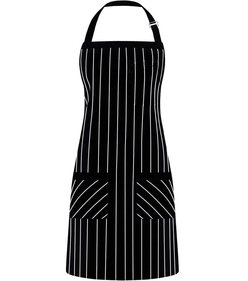 CRAZYWEAVES Professional Cotton Chef Apron for Men & Women | Unisex Cooking Apron with Adjustable Neck & Dual Pockets | Ideal for Kitchen & Restaurant - Image 1