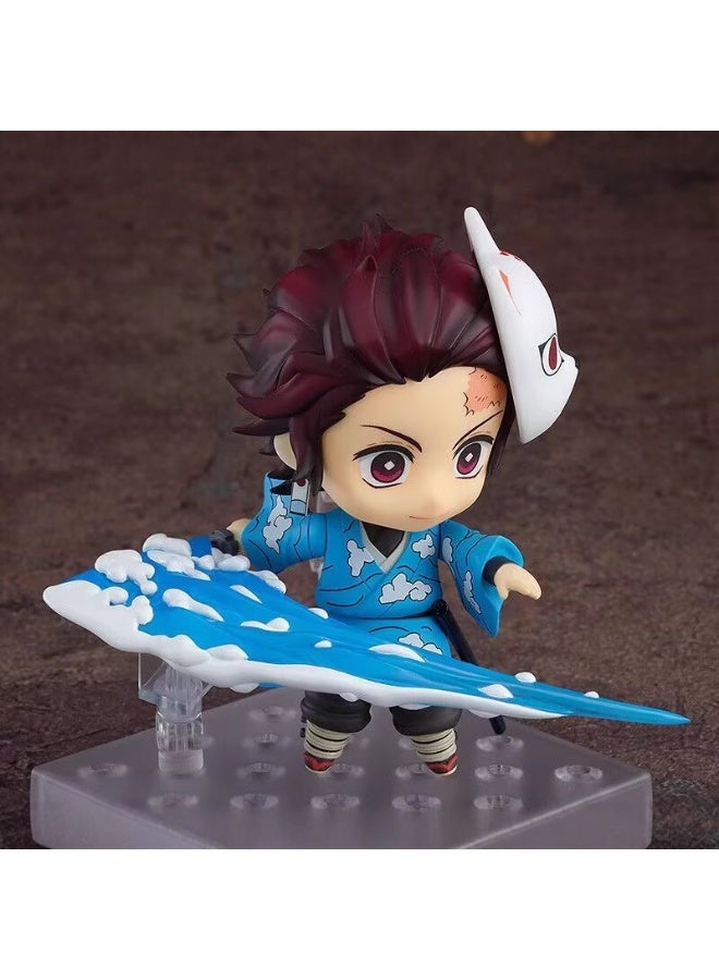 general Demon Slayer Kamado Tanjirou movable Replacement Face Doll Model Decoration Desktop Decoration Toy Gift for family and friends - Image 3