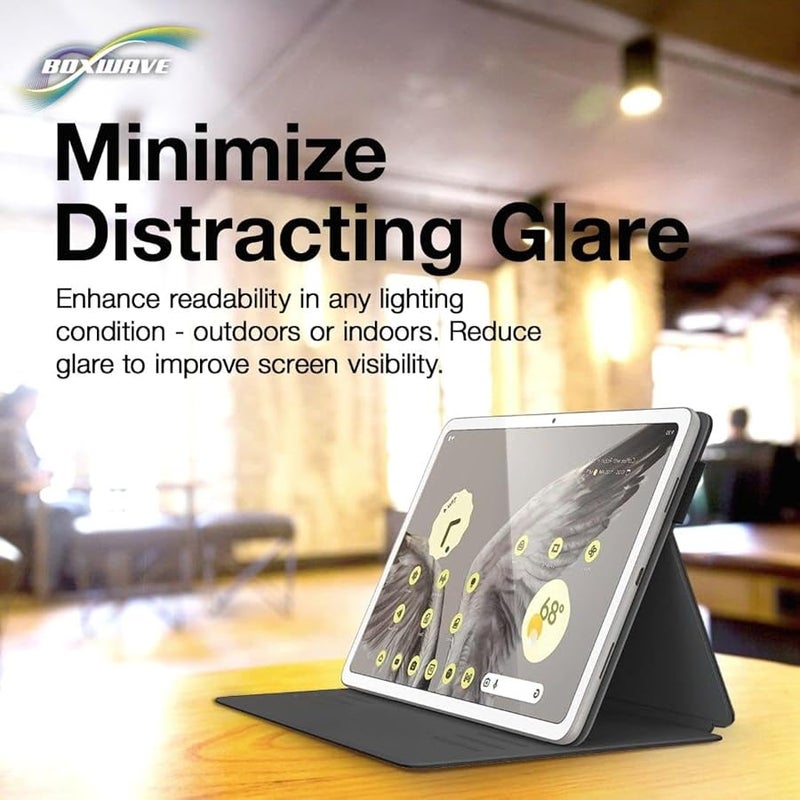 بوكس ويف BoxWave Screen Protector Compatible with Omron 7 Series BP6350 - ClearTouch Anti-Glare Anti-UV EyeCare (2-Pack), Filters Out Harmful Blue Light Reduce Fatigue - Image 5