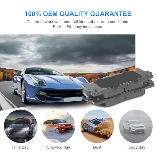 HYFTJYZ Ceramic Front Brake Pads Set Compatible with 2008-2018 Toyota Avalon,2007-2017 Toyota Camry,2007-2018 Lexus ES350,2013-2018 Lexus ES300h,Automotive Replacement Brake Pads Front,Reliable Braking Power - Image 4