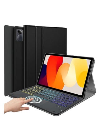 حافظة لوحة مفاتيح لمس بإضاءة خلفية لجهاز Xiaomi Redmi Pad SE 11 بوصة 2023، لوحة مفاتيح لاسلكية بإضاءة خلفية ثلاثية المناطق مع حافظة حامل رفيعة واقية لجهاز Redmi Pad SE 2023 مقاس 11 بوصة - pzsku/ZB558289CB8EEF5145EB8Z/45/1748070737/5c6698f3-e69d-4275-a667-f3275d06a892