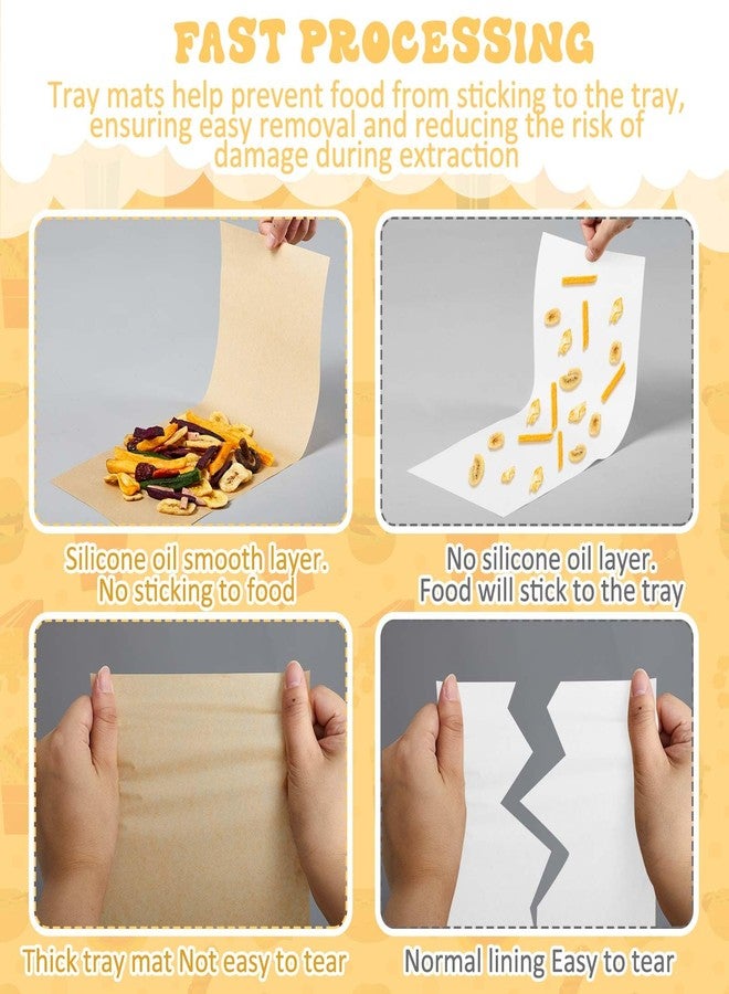 Fuyoooo 600 Pcs Freeze Dryer Tray Mats Compatible with Harvest Right, Harvest Right Freeze Dryer Accessories, One-off Parchment Paper, Non-stick Baking Mats (Medium 17 x 6.8") - Image 5