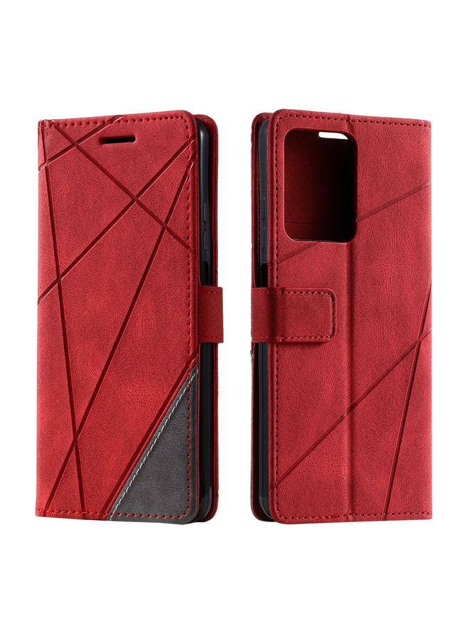 S-TOP Case For Redmi Note 12 Pro 5G Global Skin Feel Splicing Leather Phone Case - Image 2