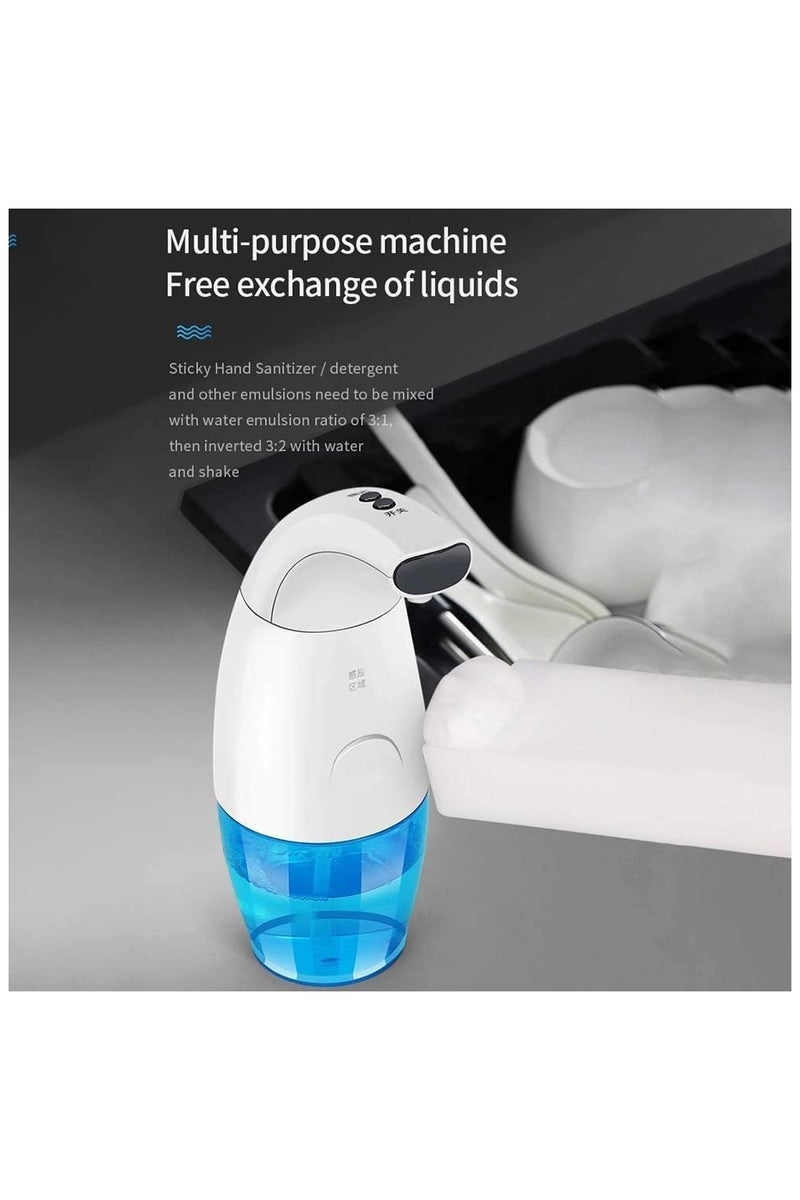 جهاز تعقيم اليدين الأوتوماتيكي بالرغوة ، موزع صابون ذكي يعمل بالأشعة تحت الحمراء بدون تلامس، موزع معقم يدين إلكتروني - Image 3