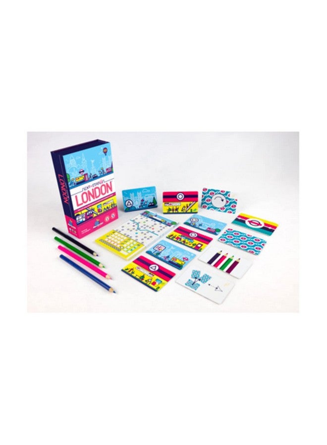 بلو أورانج لعبة بلو أورانج جيمز "محطة لندن التالية" اللوحية - لعبة استراتيجية عائلية أو للكبار، اقلب واكتب، مناسبة من لاعب إلى أربعة لاعبين. مناسبة للأعمار من 8 سنوات فما فوق. رُشِّحت لجائزة لعبة العام 2023 من Spiel Des Jarhes. - Image 3