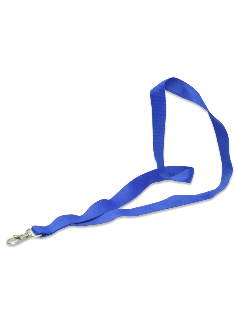 FIS عبوة من 50 قطعة حاملة شارة مسطحة مع خطاف باللون الأزرق - Image 1