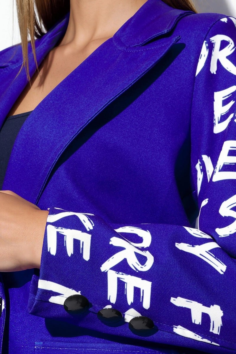 Jennyfer Oversized Crepe Blazer Jacket - Image 5