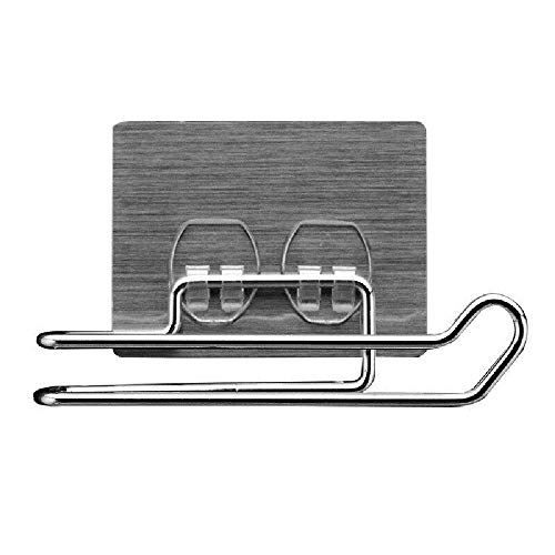 ZURATO Self Adhesive Wall Mount Towel Holder/Towel Stand/Toilet Paper Holder Multi-Function Towel Rack for Kitchen Bathroom Toilet, Under Cabinet,Garage, Laundry, Pantry (Towel Bar) - Image 2