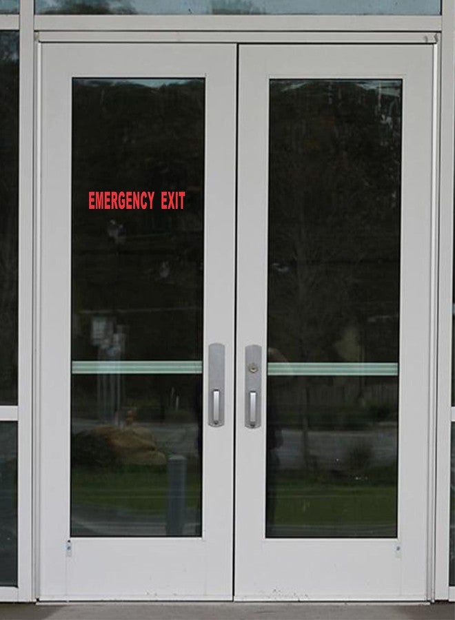 Dixies Decals Emergency Exit Window/Door Decal Sticker 6.5" X 1" - Image 2