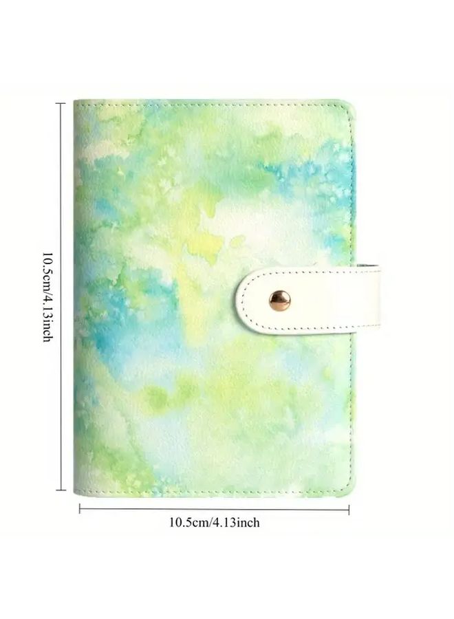 Blue Budget Binder with Cash Envelope Pockets and 12 Zipper Bags Monthly Expense Tracker Slim Wallet - Image 4