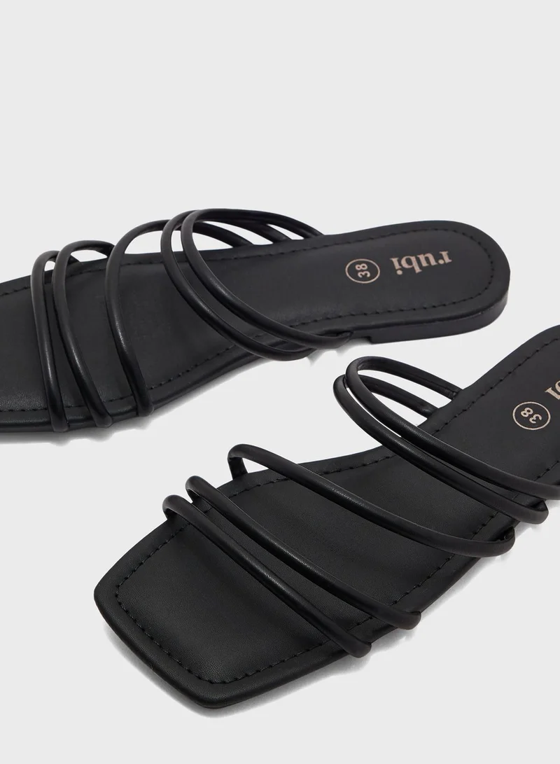 Rubi Frankie Strappy Slides