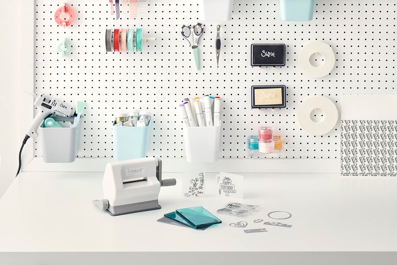 Sizzix Sidekick Starter Kit 661770 Portable Manual Die Cutting & Embossing Machine for Arts & Crafts, Scrapbooking & Cardmaking, 6.35 cm Opening, 2.5" Opening, White - Image 5