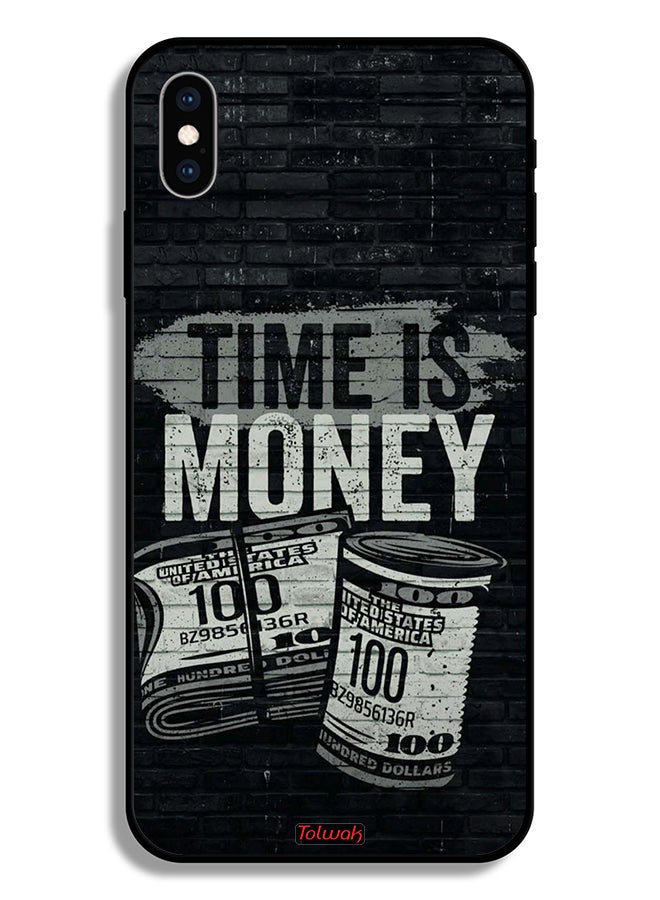 Tolwak Apple iPhone XS Max Protective Case Time Is Money - Image 2
