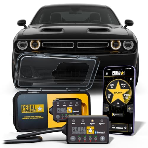 PEDAL COMMANDER Throttle Controller Compatible with Dodge Challenger 20082023 PlugandPlay 4 Driving Modes 36 Settings AntiTheft and App Control Performance Upgrades Challenger Accessories